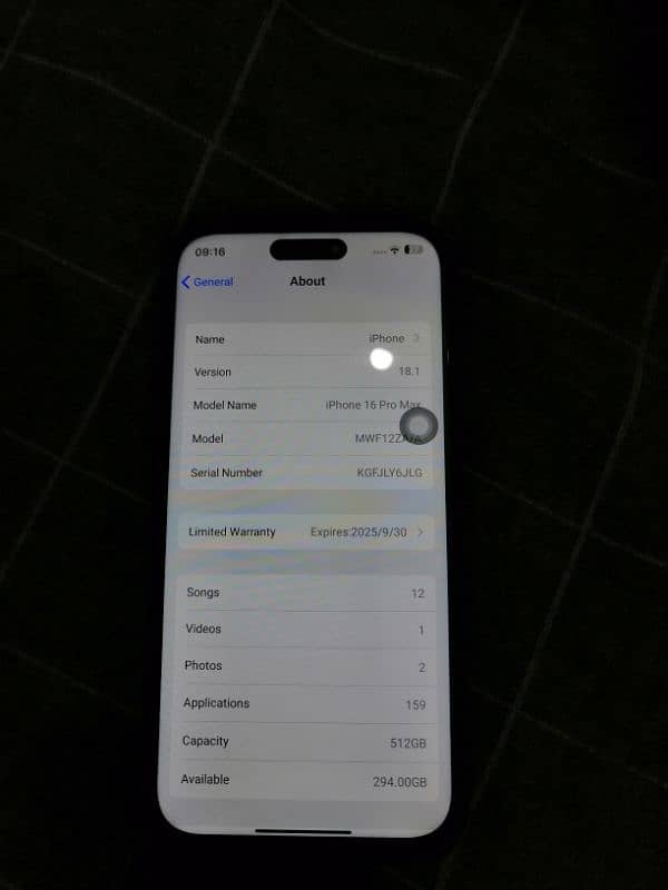 iphone 16 pro max desert Titanium 512GB pta approved 13