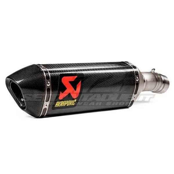 akropavic exhaust with bend pipe original 0