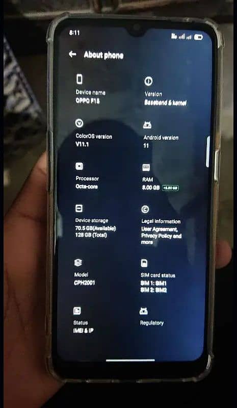 Oppo f15 8gb 128gb 0