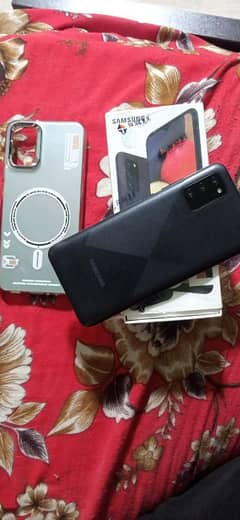 samsung a02s with box good condition