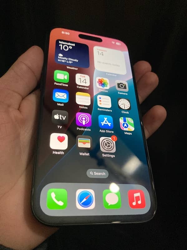 iphone 15pro 256GB PTA Approved 1