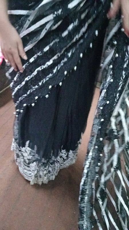 maria b net saree 2