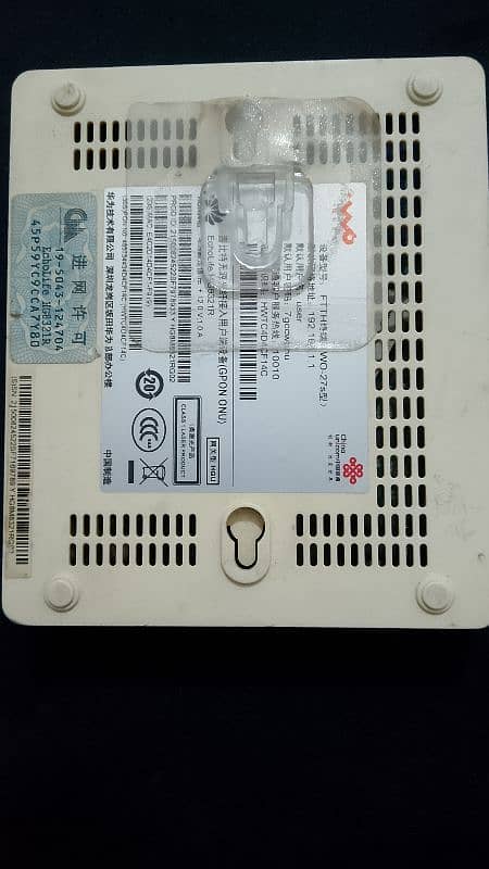 MT link router & Huawei onu 3