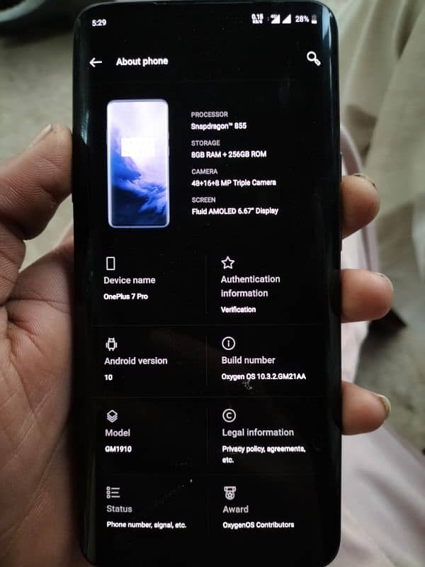 OnePlus 7 pro dual sim 7