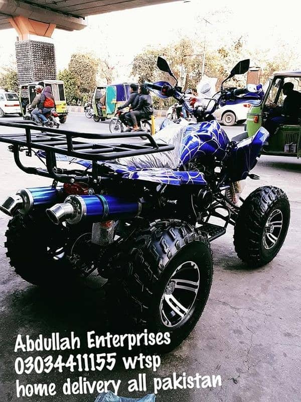 Full sports bass sound 250cc Atv 4wheels delivery all Pakistan 1