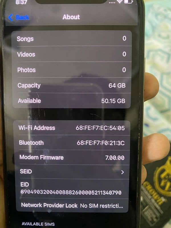 iphone xs non pta (Factory Unlock) 7