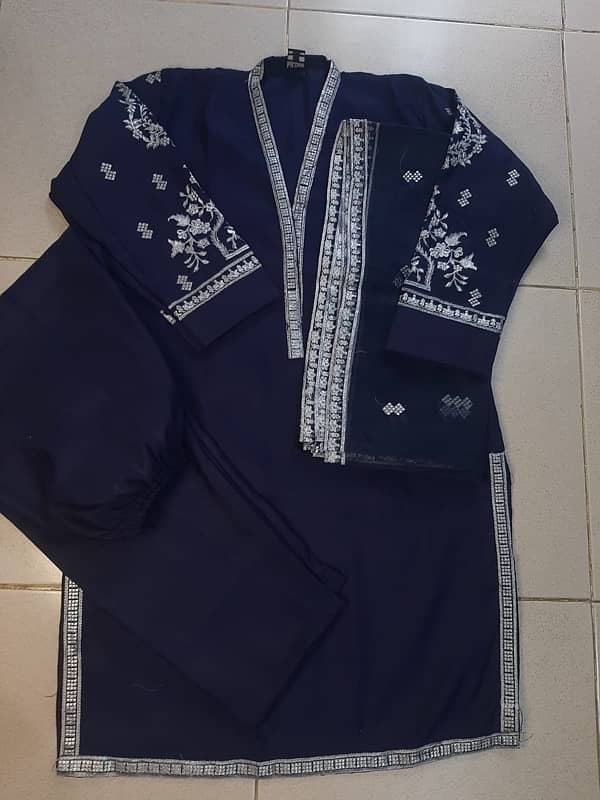 3pc Raw Silk Suits 1