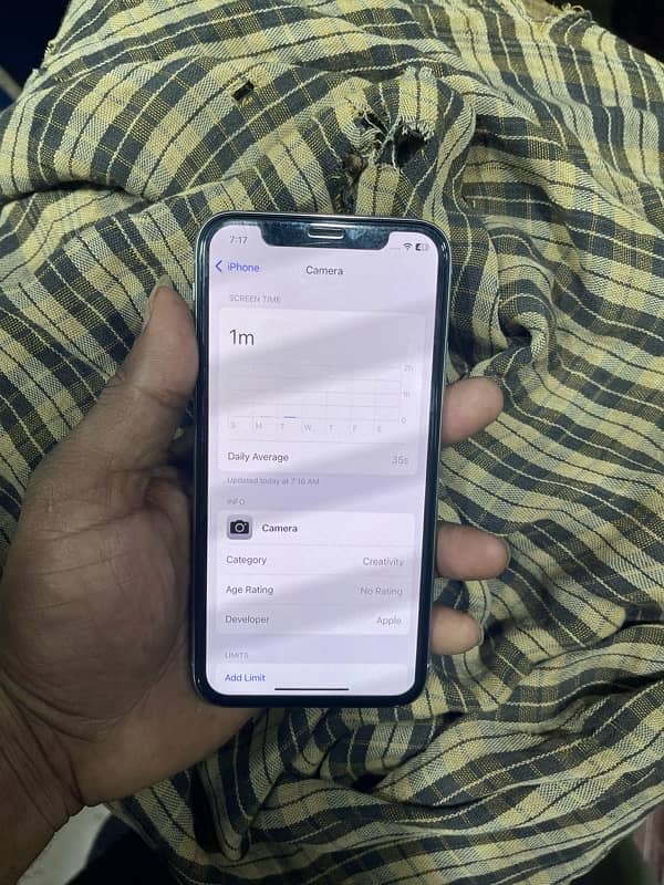 iPhone x 256gb 4