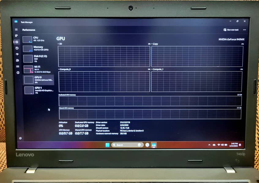 Lenovo Thinkpad Core i7 6th Gen 3