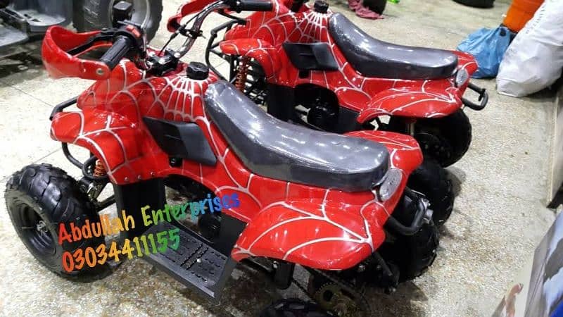 sports 50cc self start 4stroke fuel Atv 4 wheels delivery all Pakistan 0