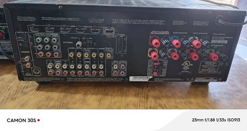 ONKYO Amplifier 110 model number Tx-SR607      7.2 5