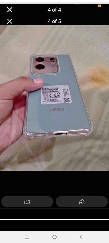 Infinix zero 30 with box 4 month warranty 1