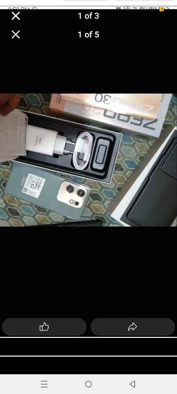 Infinix zero 30 with box 4 month warranty 4