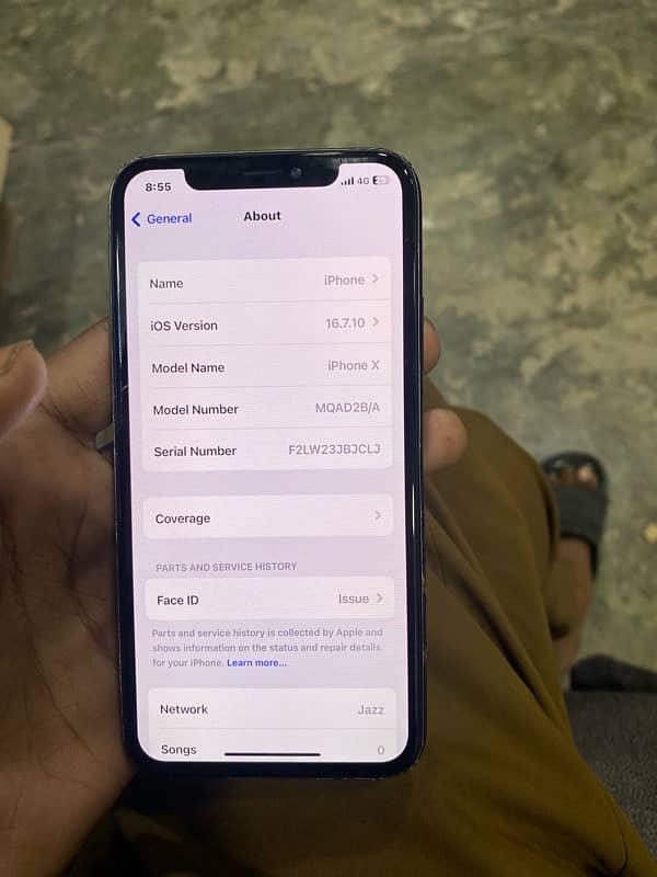 iPhone X black colour 5