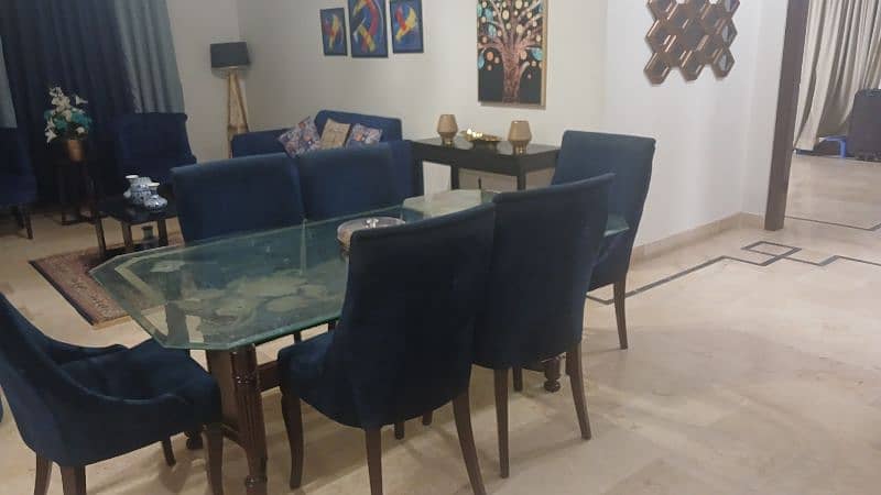 shesham Dining Table with 6 chairs 1