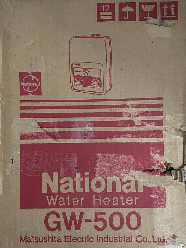 Instant LPG water geyser Genuine National Japan 5