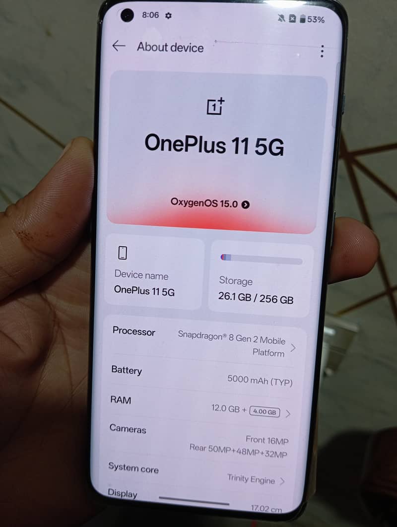 One plus 11 non pta 1