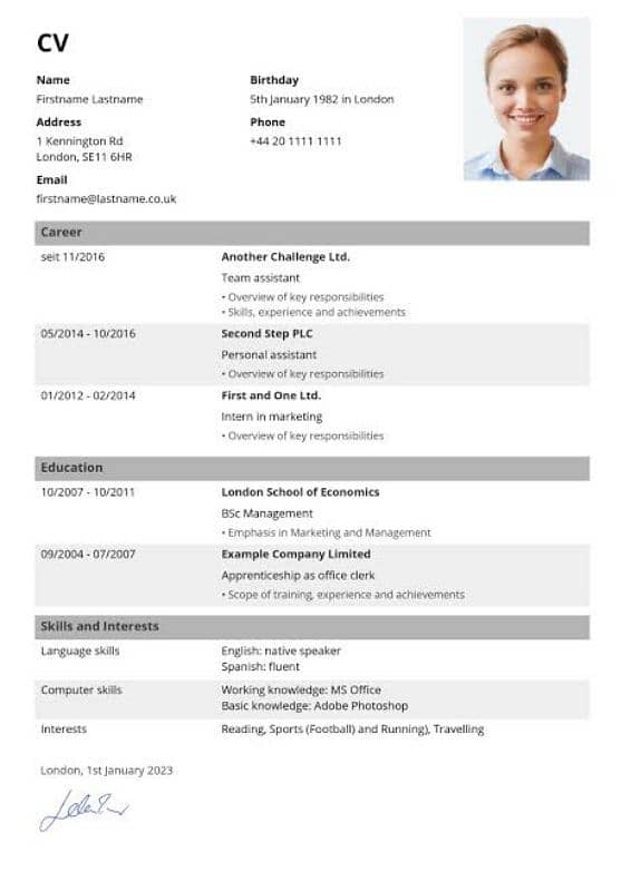 Professional CV Maker 3