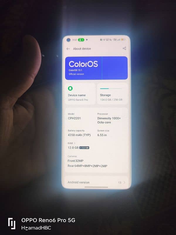 Oppo Reno 5 pro 5g 12/256 with Box 3