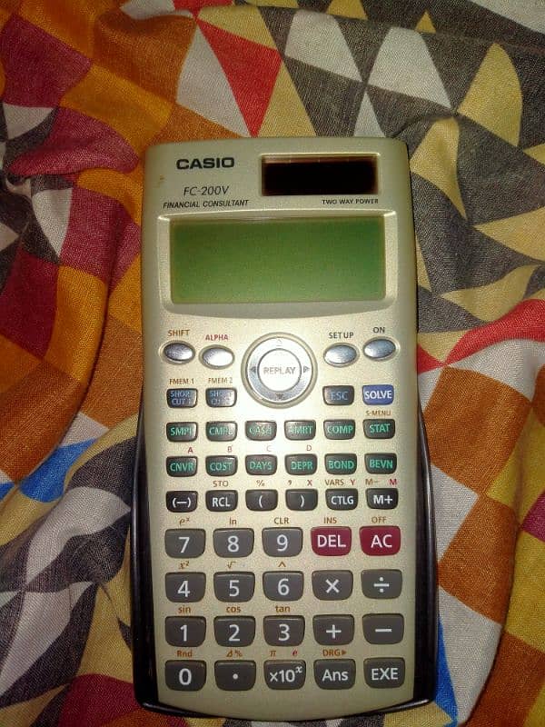 Casio Financial Calculator FC -200V 0