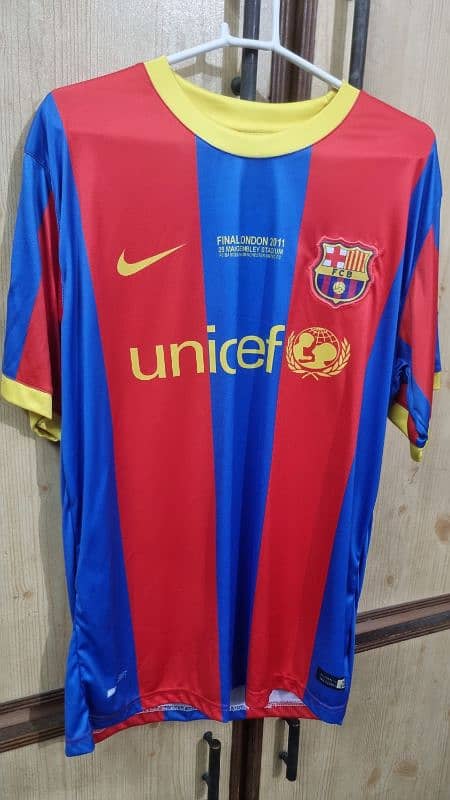 Large barcelona 2010/11 season jersey 0