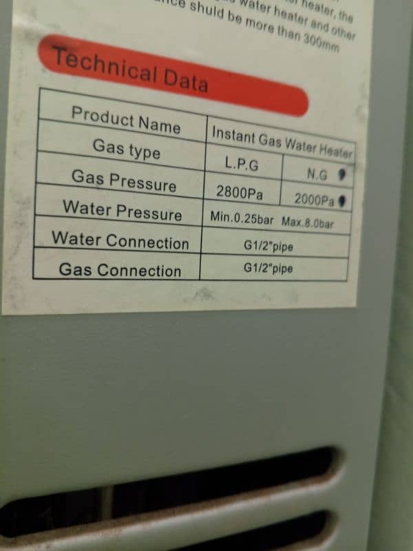 Instant Natural Gas Gyser 4