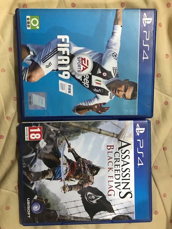 Fifa 19 & AC Black Flag 2