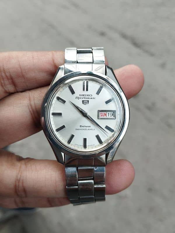 Seiko sportsmatic/ Seiko Mens Watch / Vintage Seiko Automatic 1