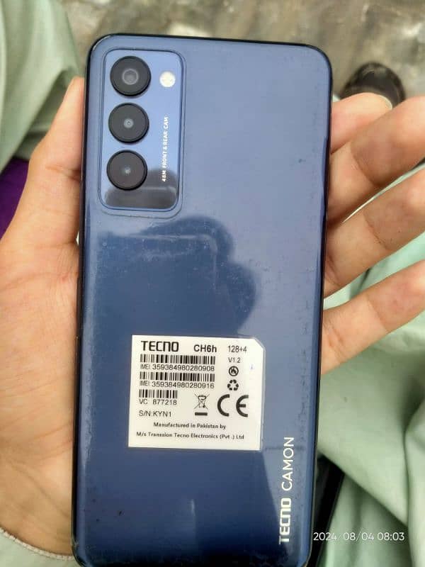 tecno camon 18t condition 10/10 0