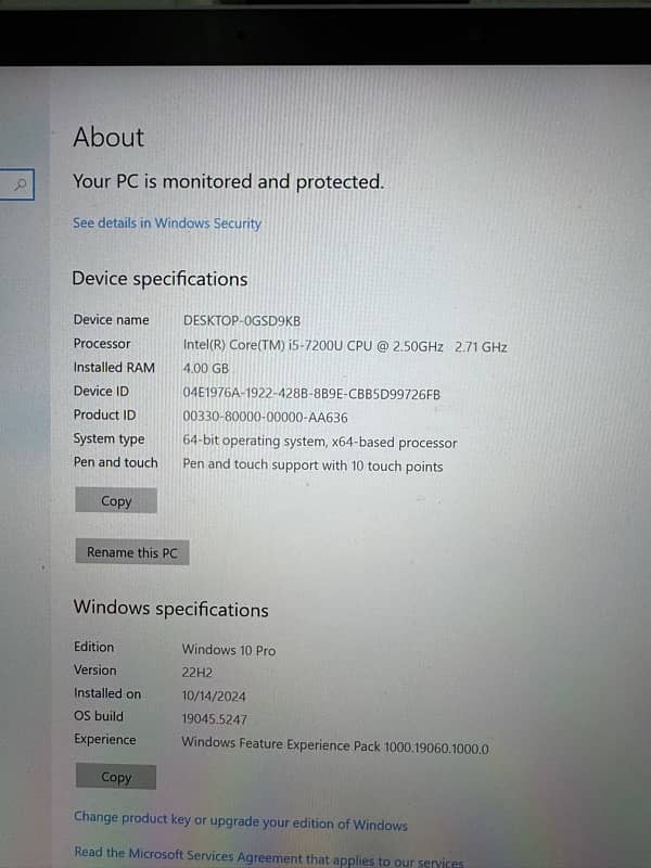 Microsoft laptop 2 core i5 gen 3