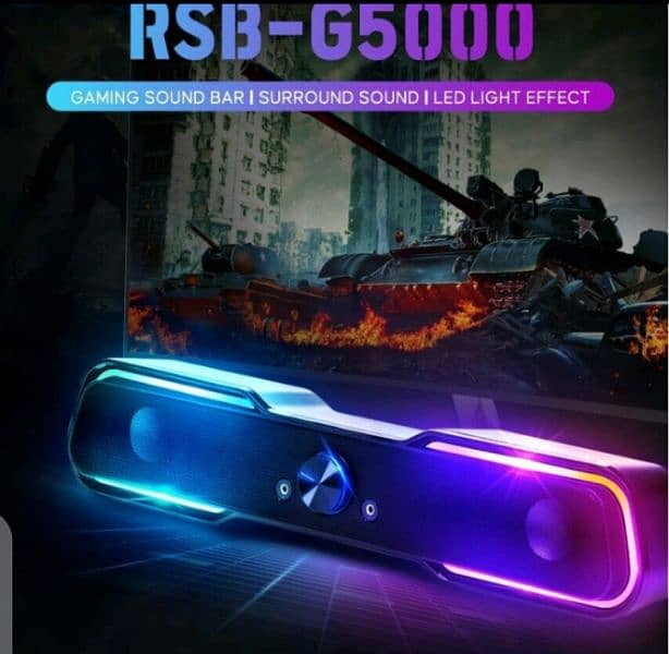 Royche RGB G5000 Gaming sound bar 3