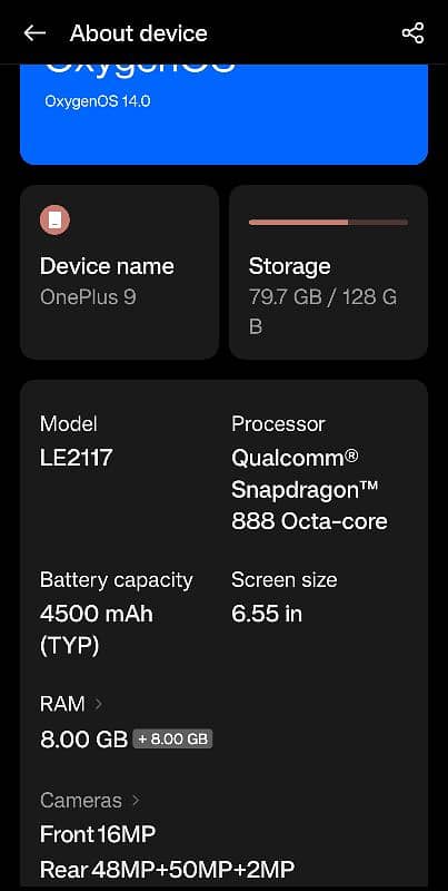 OnePlus 9 PTA USA Varient 5