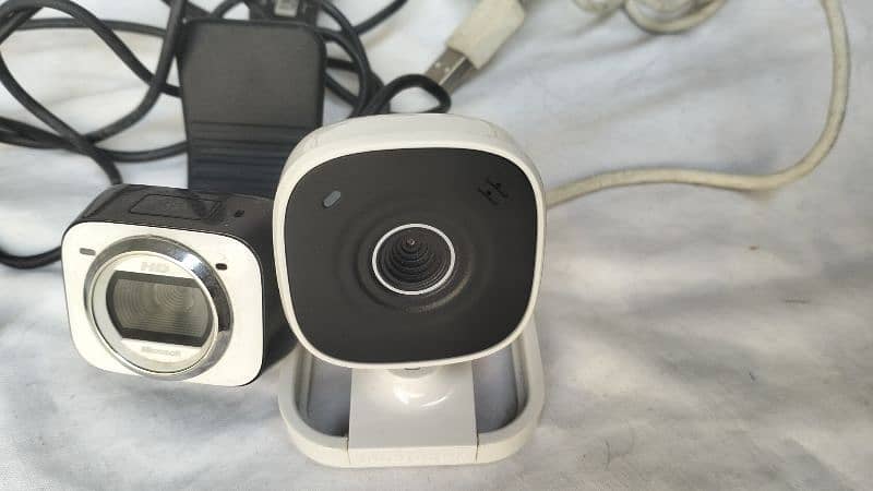 two imported webcames Microsoft Lifecam HD cameras 2