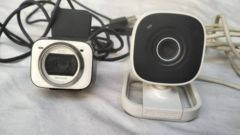 two imported webcames Microsoft Lifecam HD cameras 7