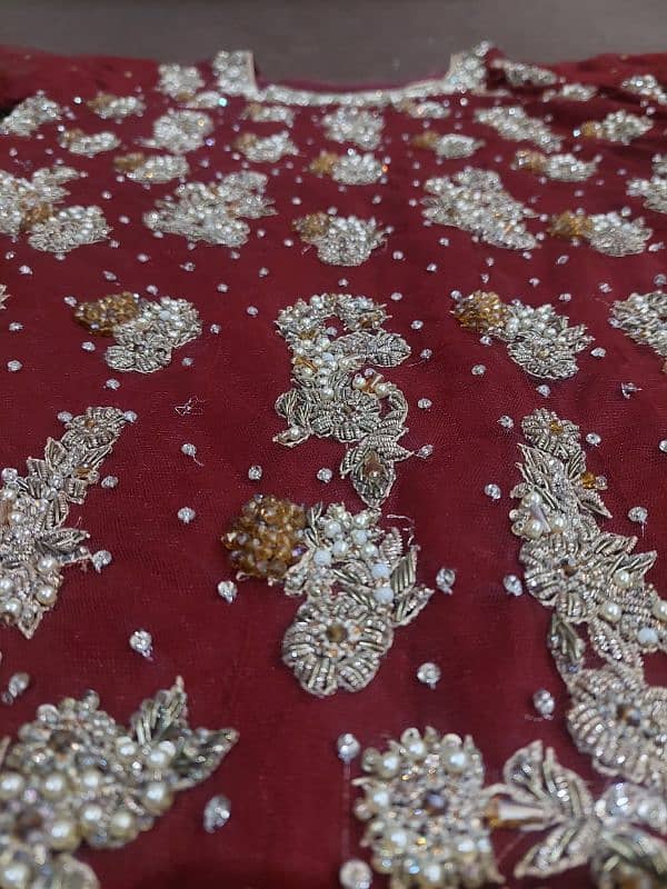 Maroon Color Barath Lehenga 2