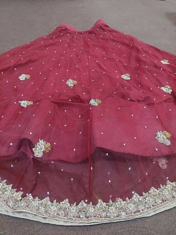 Maroon Color Barath Lehenga 5