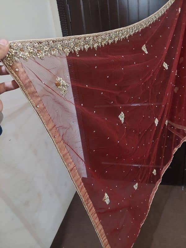 Maroon Color Barath Lehenga 6