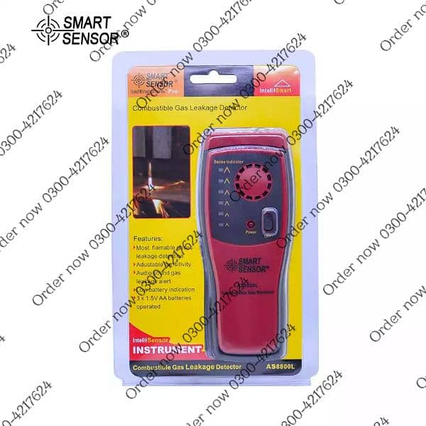 Handheld Portable Mini Gas Detector spots safety Determine Tester with 5