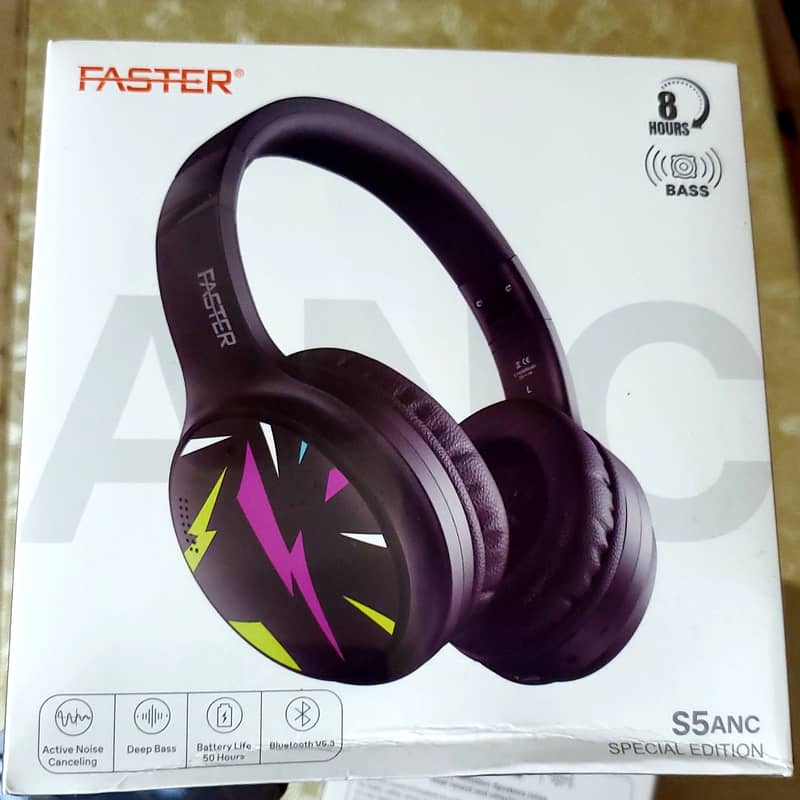 Faster S5 ANC Over-Ear Wireless Headphone 1