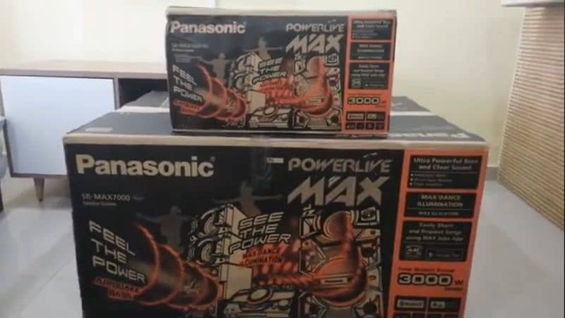 Panasonic Sony Shake Hifi Max 7000 5