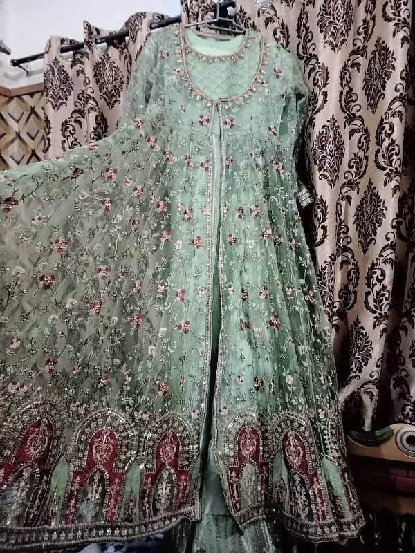 double gown mexi for sale with dupta trouser condition 10/10 7