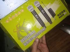 Profeshional wireless Dual Mic (Mobile Supported)