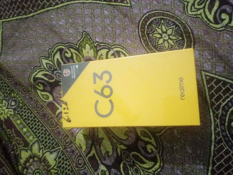 realme c 63 6GB ram 128 rom 2