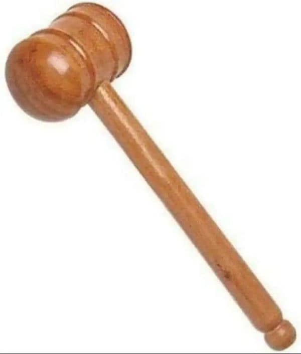 wooden mallet for knocking bats 0