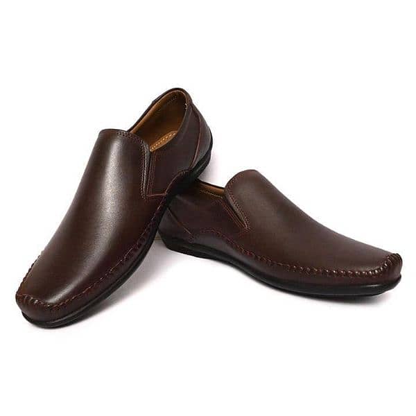 Men's Brown PU Leather Dress shoes 0