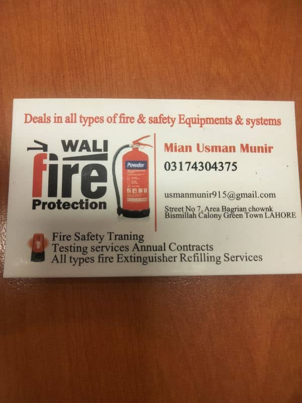 fire extinguisher available and safety equipments 03224304375 0