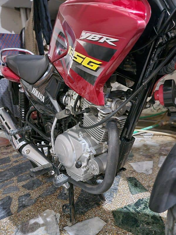 yamaha ybr 125g model  2019  islamabad number  fast owner 4