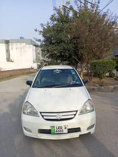 Suzuki Liana 2007 white sedan good