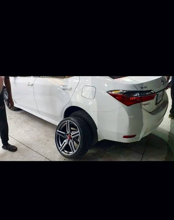 18 inch rims with tyres in excellent condition for Grande 1