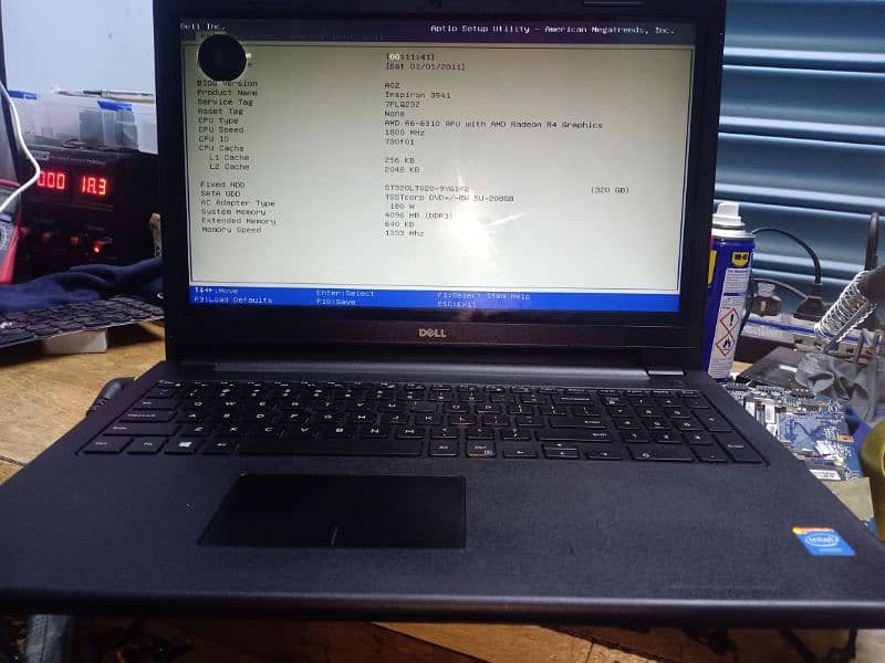 Dell model 3542 4GB ram 320 GB hard drive 4